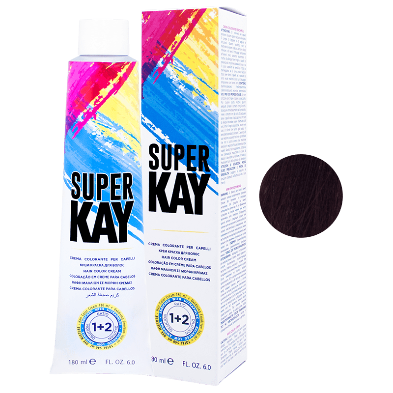 6.4 Крем-краска аммиачная KAYPRO Super Kay темный блондин медный - 180 мл.